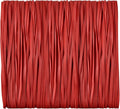 Large Heavy Duty Latex Rubber Bands 12 Inches Trash Can Bands Strong Elastic Bands for Office Supply, File Folders, Cat Litter Box, 60 Pack (Red)