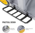 TUFFIOM Multifunctional Janitorial Cart with Key-Locking Cabinet,Cleaning Carts on Wheels,with 15 Gallon Collection Bag,500 lbs Capacity, Yellow&Gray