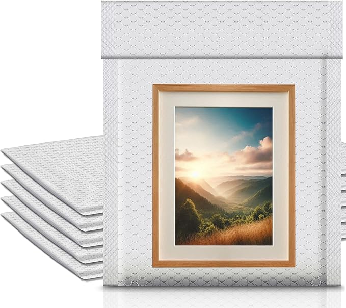 Ireer 5 Pack Extra Large Bubble Mailers 24 x 28" Poly Padded Envelopes Cushioned Mailing Envelopes Bubble Padded Mailers Self Adhesive Waterproof Shipping Bags for Business Gift Packaging