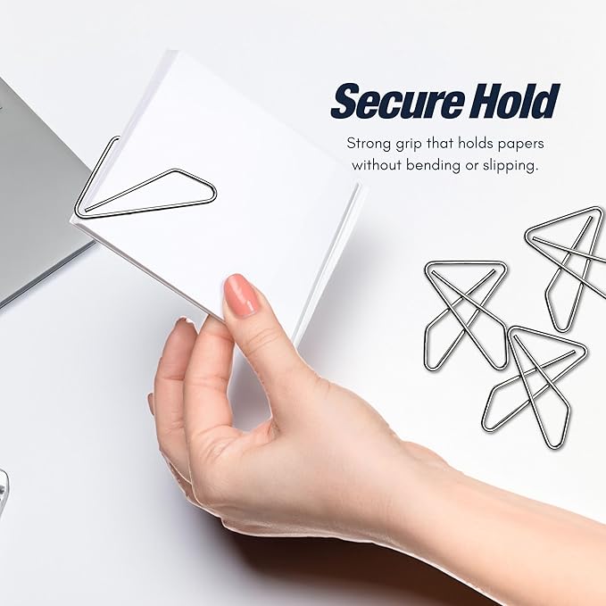 Performore Butterfly Paper Clips | 1.4mm Thick | 1.6 x 1.2 Inch | 50-Pack | Durable Metal Clips for Crafting & Sewing | Paper, Fabric & DIY Project Holders