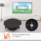 TV Cord Hider Kit - Comprehensive in-Wall Cable Management Solution for Wall-Mounted TVs