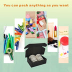 50 Pack 6x4x2'' Small Shipping Boxes, Corrugated Cardboard Mailers for Business, Black (CM642B)