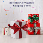 Shipping Boxes for Small Business, White 40 Pack 7x5x5 Inch Corrugated Cardboard Boxes for Packaging, Mailing, Storage