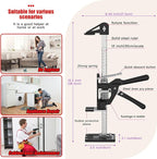 Labor-Saving Arm Jack Multifunctional Construction Jacks, Furniture Jacks，Lift Height 9 inches 400lb Load-Bearing for Installing Windows and Doors, Lifting Furniture, Woodworking Tools