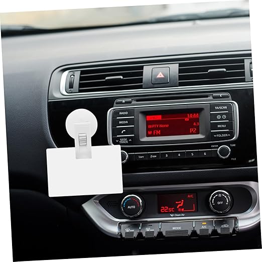 Mikinona 1pair Car Clip Memo Holder Cup Glasses and Document Organizer Car Accessory for Easy Storage and Secure Mounting Vehicles