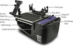AutoExec AE-GMCD-PM-PS-TAB-GT GripMaster Car Desk for Your Vehicle Workstation and Mobile Office, Grey with Phone Mount, Printer Stand and Tablet Mount