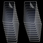 20PCS Double Sided Adhesive Pads for Mounting,Two Sided Pre-Cut Rectangle Tape, Sticky Tack Double Sided Tape for Walls Hanging, 2 Sided Nano Wall Mount Heavy Duty Removable Clear