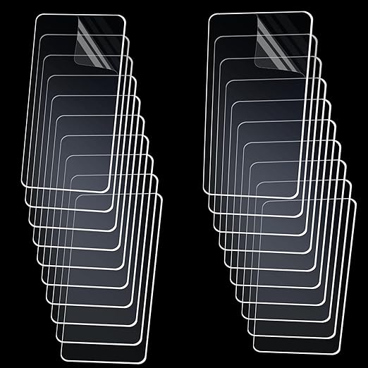 20PCS Double Sided Adhesive Pads for Mounting,Two Sided Pre-Cut Rectangle Tape, Sticky Tack Double Sided Tape for Walls Hanging, 2 Sided Nano Wall Mount Heavy Duty Removable Clear