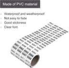 MECCANIXITY 5001 to 6000 Consecutive Number Stickers Inventory Label Black Numbers for Office Warehouse Numbering Classification