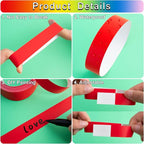 1200 Pcs Plastic Paper Wristbands for Events Neon Color Wrist Bands Concert Identification Wristbands Paper Bracelets Wristbands Party Hand Bands (Red, Fluorescent Green, Blue)