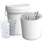 Silica Gel Packets, 20 Gram 5 Packs Dessicant Packets for Storage, Pure and Safe Silica Gel Desiccant Packs, Humidity Packs