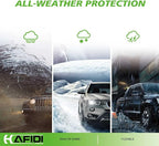 HAFIDI® Floor Mats Fit for 2021-2025 Volvo XC90 Recharge 7 Seats All Weather Protection TPE Anti-Slip Automotive Floor Liners, Fits 1st & 2nd & 3rd Row Full Set Custom Accessories, Black