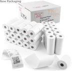 (50 Rolls) 2 1/4" x 85' Thermal Paper, POS Receipt Paper for Retail Business Cash Register, Fits Most Credit Card Terminal