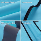BeautyWill Custom Safety Vest Logo Class 2 High Visibility Reflevtive Vest Outdoor Protective Workwear
