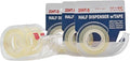 WOD OST20D Office Tape Clear Refill Rolls and Refillable Dispenser - 1/2 inch x 800 inches (6-Pack) for Craft Jobs, Office Work, Gift Wrapping, Repairing, and Envelope Sealing