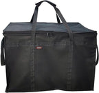 ATYARD Insulated Pizza Delivery Bag, 23" x 14" x 15" Pizza Warmer Bags for Carry Hot, Insulated Food Delivery Bag, Insulated Grocery Bags, Black, 1-Pack