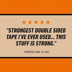 Gorilla Heavy Duty Double Sided Mounting Tape, Black Tape, 1" x 120" (Pack of 2) - Weatherproof for Indoor or Outdoor