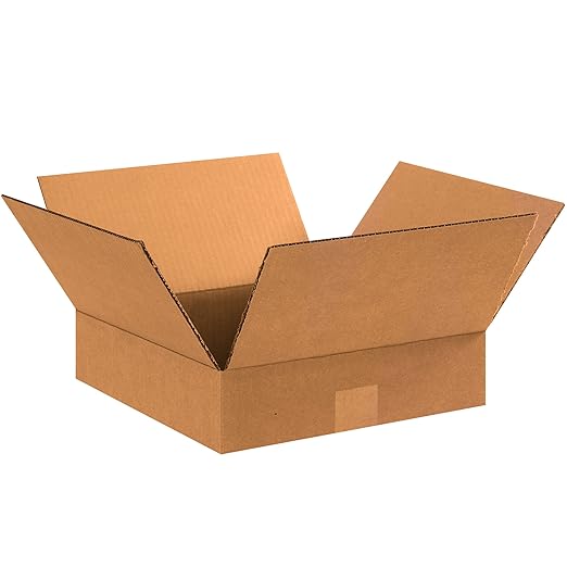 TAPE LOGIC 11 x 11 x 3 Corrugated Cardboard Boxes, Flat 11"L x 11"W x 3"H, Pack of 25 | Shipping, Packaging, Moving, Storage Box for Home or Business, Strong Wholesale Bulk Boxes