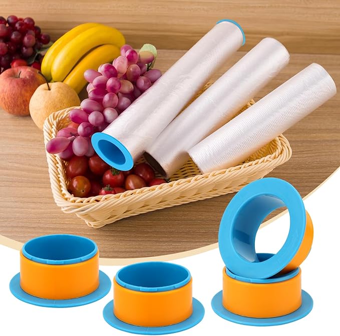 24 Pcs Shrink Wrap Handle Stretch Wrap Dispenser, Plastic Pallet Handles Protective Manual Film Puller for Moving Stretch Wrap Roll Pallet Packing Shipping Fit 3 Inch Film Core