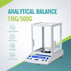 LICHEN Lab Scale High Precision Scale Laboratory 0.001gx500g Accuracy Lab Digital Analytical Balance Weigh(500g,1mg)