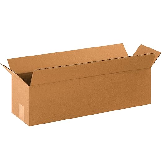 BOX USA Shipping Boxes 22"L x 6"W x 6"H 25-Pack Long Corrugated Boxes for Moving, Shipping, Mailing, Packing, Packaging and Storage