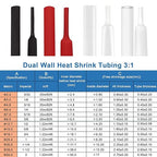 XHF 1/8 Inch 3:1 Waterproof White Heat Shrink Tubing 20 Ft Marine Grade Wire Cable Adhesive Lined Tube Insulation Seal Against Moisture Corrosion and Air Leakage