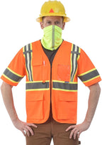 AYKRM 11 color High Vis Reflective Safety Vest for Women Men Security Pocket Zipper