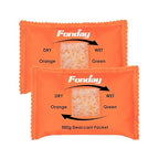 500g x 2 packs Fonday Rechargeable Silica Gel Car Dehumidifier Fast Reactivate Desiccant Bags, Large for Gun Safe Closet Basement Garage Storage Moisture Absorber