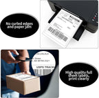 8.5" x 11" Full Sheet Label Sticker Paper for Laser & Inkjet Printers,Self Adhesive Printer Paper Shipping Labels,Printable White Matte Mailing Label Stickers(40 Sheets,40 Labels)