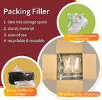 Air Pillows for Shipping 600 Count Inflatable Air Pockets Packaging Air Bags Cushioning Material, Box Filler Purse Stuffing to Keep Shape Alternative to Packing Peanuts 3.54'' x 7.87''