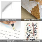 8.5" x 11" Full Sheet Label Sticker Paper for Laser & Inkjet Printers,Self Adhesive Full Page Shipping Labels,Printable White Matte Mailing Label Stickers(1800 Sheets,1800 Labels)