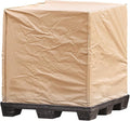 Transhield | Square Universal Outdoor Pallet Cover | Use w/Pallets, AC Units, Generators, Patio Furniture | Waterproof & Heavy Duty (36"x48"x80")