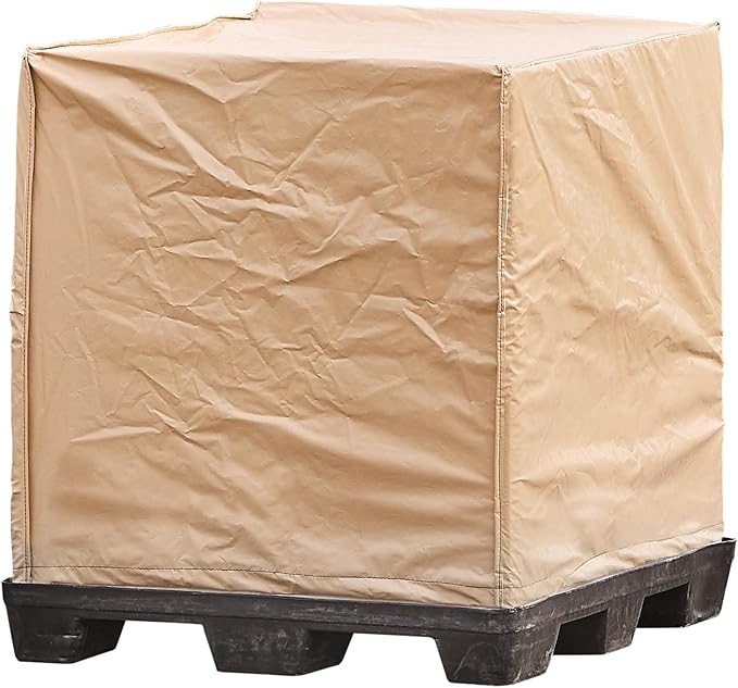 Transhield | Square Universal Outdoor Pallet Cover | Use w/Pallets, AC Units, Generators, Patio Furniture | Waterproof & Heavy Duty (36"x48"x36")