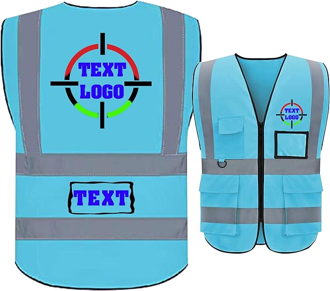 Personalized High Reflective Safety Vest Custom Hi Vis Safety Vest Men Women Construction Workwear Security Vest