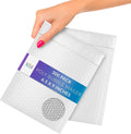 ABC PACK & SUPPLY Poly Bubble Mailers, 6.5 x 9 Inch. Pack of 300 White Padded Envelopes Self Seal. Tear-Proof Gift Bubble Envelopes. Waterproof Packaging for Small Business. Cushioning Book Mailers