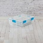 Sterilite 12-Pack Gasket Box, Weather-Resistant Storage Bins with Latching Lids, 37 Quart - Heavy-Duty Organizing Containers for Closet, Bathroom, and Office