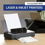 1000 Sheet (2000 Labels) | 8.5" x 11" Half Sheet Self Adhesive Shipping Labels for Laser & Inkjet Printers | Ecommerce, Address, Mailing, Labeling, Packaging