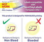NextDayLabels - 2 Inch Round Labels - Round Sticker Labels for Printer - Matte White Blank Laser/Inkjet Printer Labels - Circle Stickers Printable Labels (50 Sheets, 20 Per Sheet, 1000 Labels)