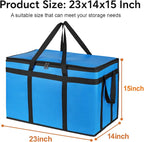 Bodaon Large 2-Pack Insulated Food Delivery Bag, XXXL Bags, Rideshare Delivery Bag, Grocery Shopping and Catering, Cold/Hot Styrofoam Carrier for Travel/Car, Warmer/Frozen