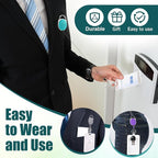 Laumoi 80 Packs Retractable ID Badge Holder Name ID Badge Reel Clips Keychain with Belt Clip and Key Ring for Office Worker Doctor Nurse Employee (Fresh Color)