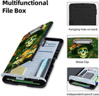 Clipboard with Storage Box & Pen Holder,Heavy Duty Clip Boards 8.5x11 for Nursing,High Capacity,School & Office Supplies,Skull Violinist