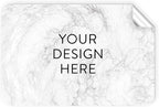 100 Custom Vinyl Stickers - Upload Your own Image, Text, Design, Logo - Personalized Logo Labels for Handmade, Packaging, Bottle, Jars, Candle, Brand Stickers (Silver Marble, 3x2)