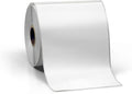4" X 6" Direct Thermal Perforated Stickers Labels for Shipping Labels, Inventory, and Color Coding - Compatible with Zebra, Rollo, Godex and More (White, 1 Roll)