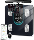 arboleaf Smart Scale for Body Weight, 8-Electrode Dual-Frequency BIA Bathroom Scale with 7-in-1 Display for BMI Body Fat Muscle Mass, Segmental Full Body Composition Analyzer, 50+ Metrics in App