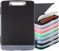 SFLHHDM Clipboard with Storage, Clip Boards 8.5x11, Plastic Clipboards with Pen Holder, Clip Board with Storage Compartments, Nurse Clipboard with Storage for Classroom, Student, Teacher