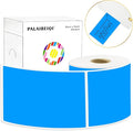 3x5 Inch Thermal Label Stickers,300Pcs Waterproof Rectangle Labels for Storage Bins,Moving Boxes,Address & Inventory Organization,Small Business Labeling,Fluorescent Blue