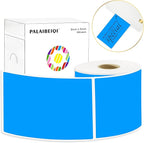 3x5 Inch Thermal Label Stickers,300Pcs Waterproof Rectangle Labels for Storage Bins,Moving Boxes,Address & Inventory Organization,Small Business Labeling,Fluorescent Blue