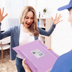 Fuxury Poly Mailers 14.5x19 Inch 1000 Pack, Bulk Shipping Bags for Clothing, Strong Adhesive Shipping Envelopes for Small Business Suppliers,Waterproof Mailers Poly Bags Mailing Envelopes Light Purple
