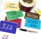 NextDayLabels 500 Rectangle Stickers (3" x 5") - Color Coding Labels Roll - Moving Labels for Boxes, Colored Inventory Stickers for Packing, Organizing, and Storage (Green)