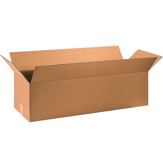BOX USA Shipping Boxes 36"L x 12"W x 10"H 15-Pack Long Corrugated Boxes for Moving, Shipping, Mailing, Packing, Packaging and Storage